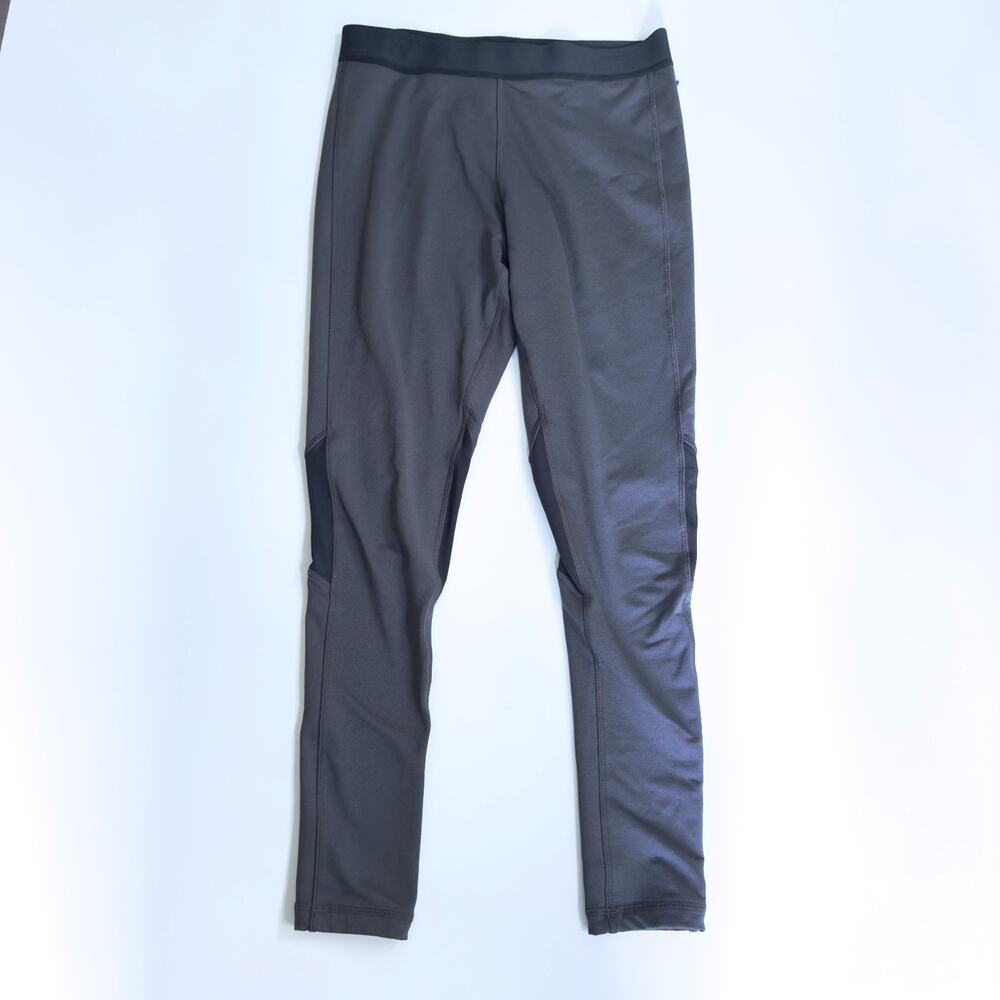 Nike Pro Hyperwarm Womens Size L Gray Dri-FIT Compression Leggings Tight Pants